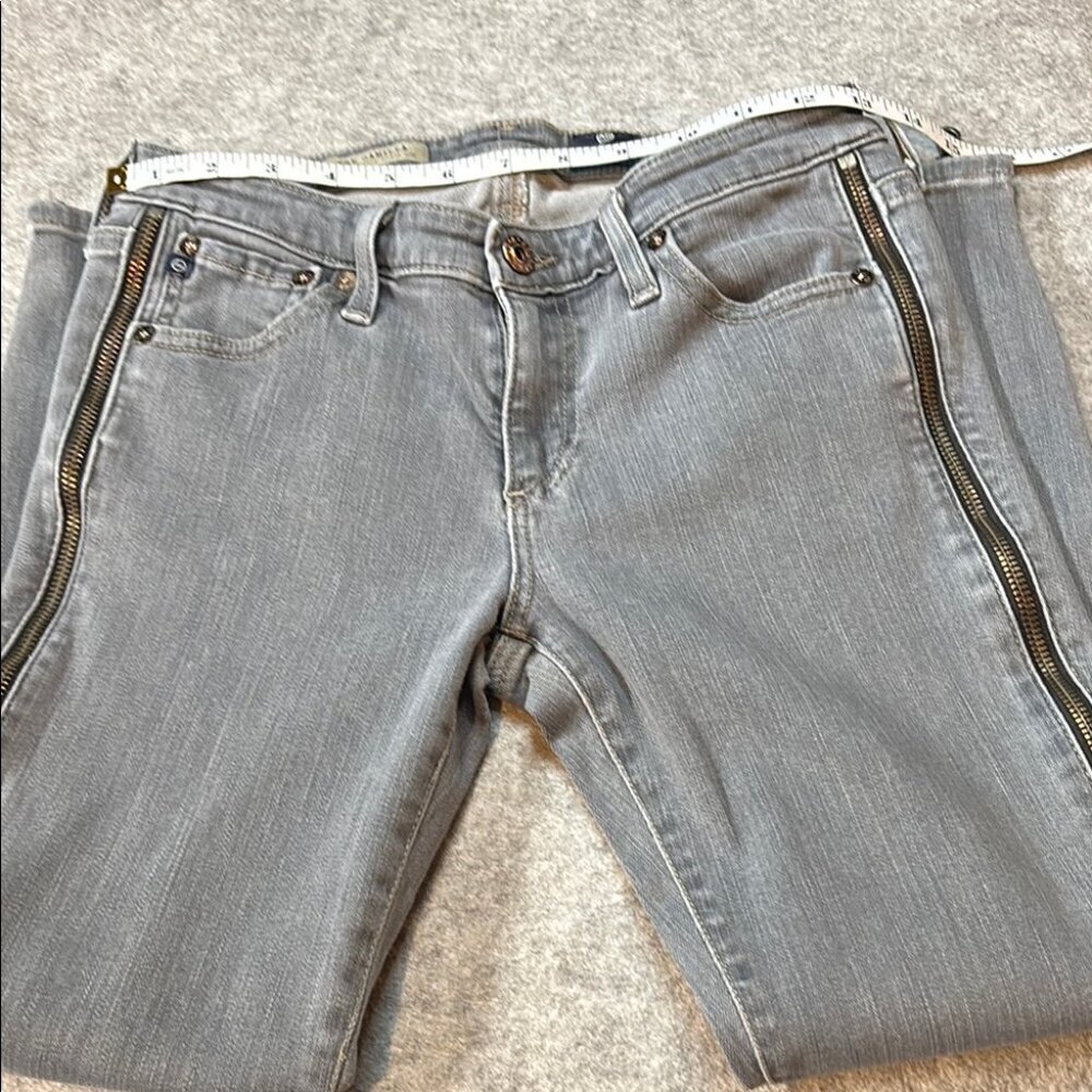 AG The Camila Super Skinny Jeans โ Size 27R | Distressed Gray ๐ - Picture 15 of 16